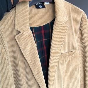 BDG Khaki Corduroy Blazer Size Small